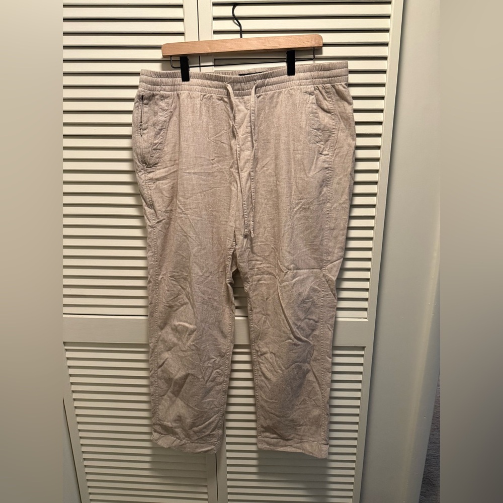 Abercrombie linen pull on pant